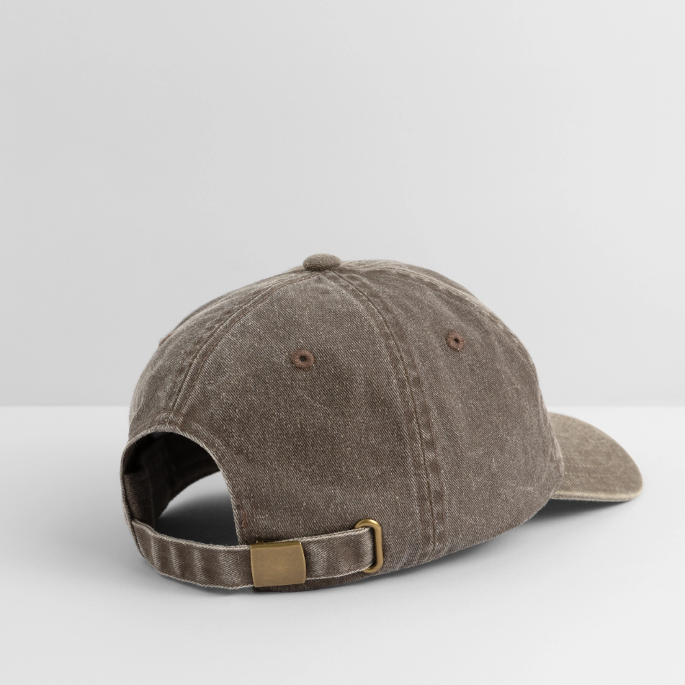 Syndicate Vintage Cap Orange Embroidery - Vintage Braun