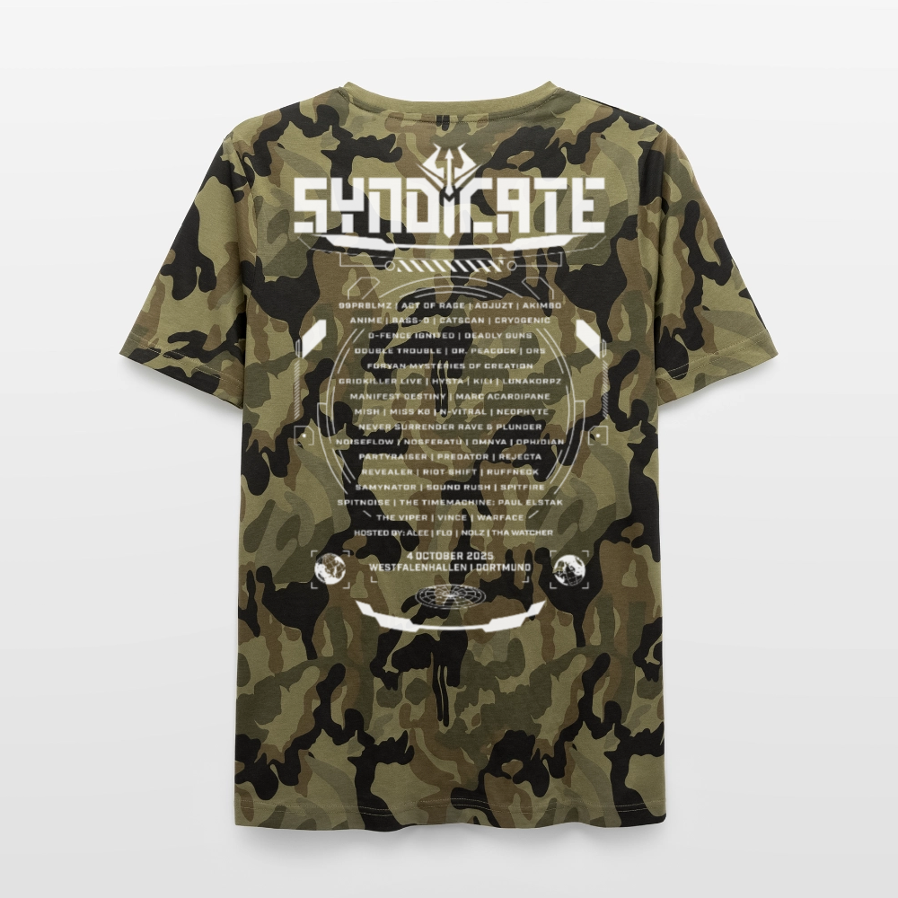 Together we stand Unisex Camo T-Shirt - Grün camouflage
