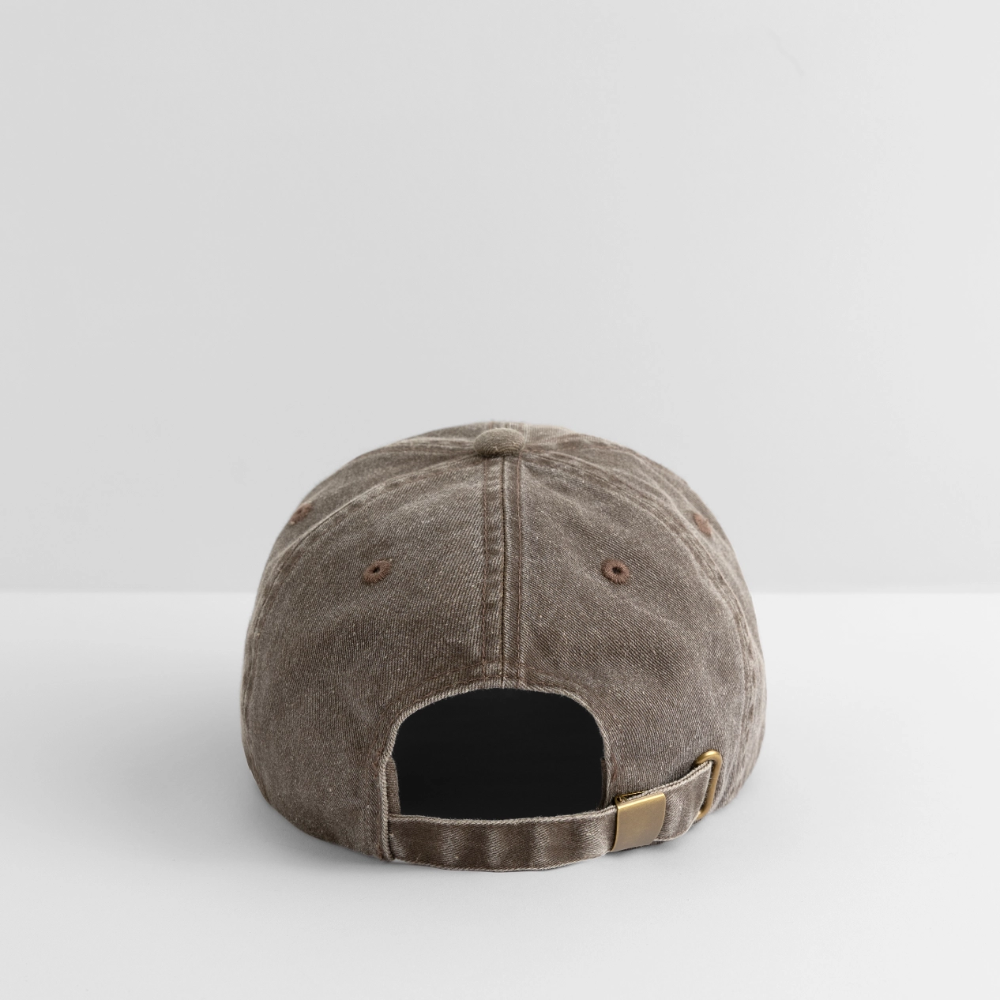 Syndicate Vintage Cap Orange Embroidery - Vintage Braun
