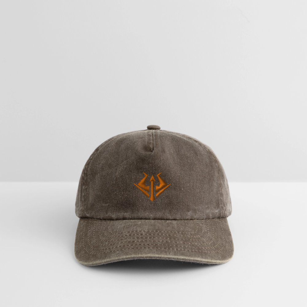 Syndicate Vintage Cap Orange Embroidery - Vintage Braun