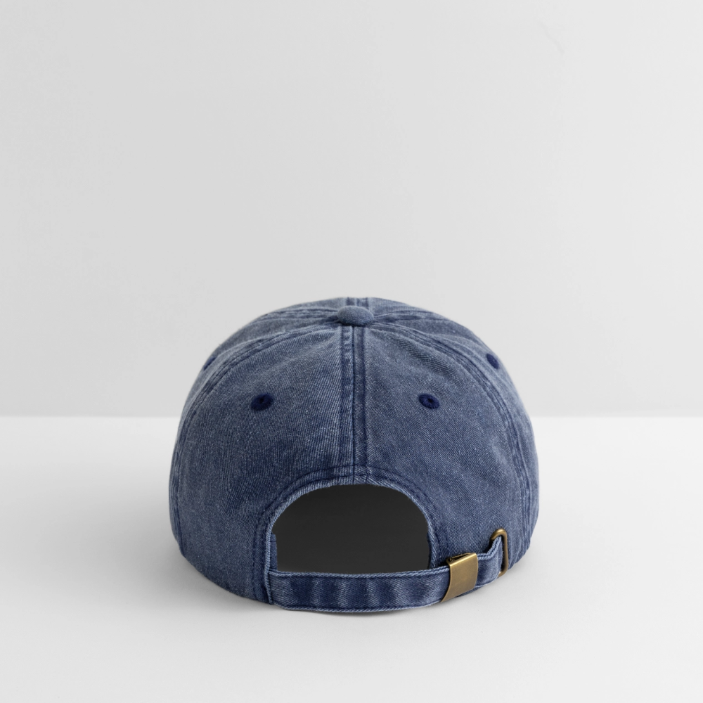 Syndicate Vintage Cap Orange Embroidery - Vintage Denim
