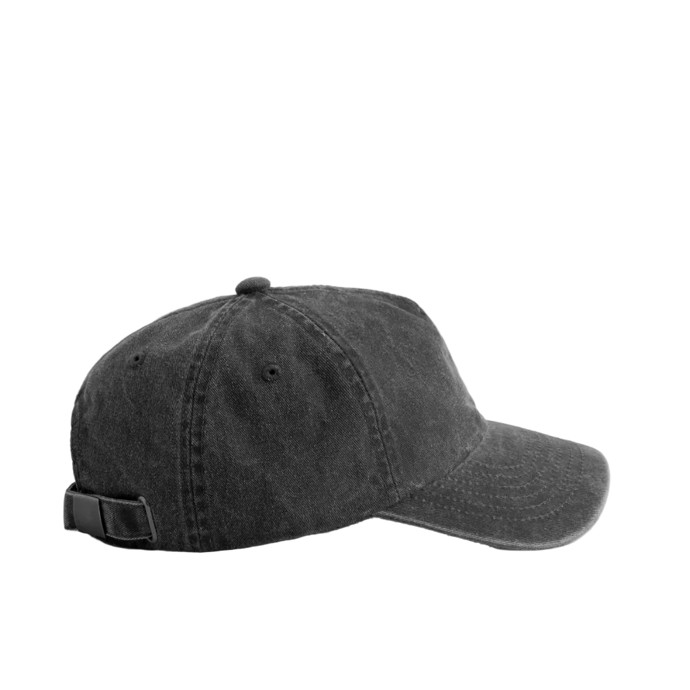 Syndicate Vintage Cap White Embroidery - Vintage Schwarz