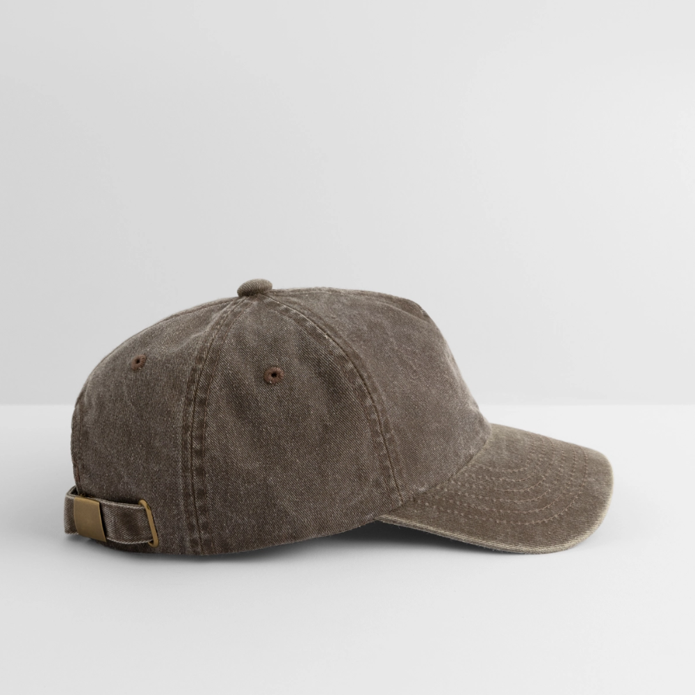 Syndicate Vintage Cap Orange Embroidery - Vintage Braun
