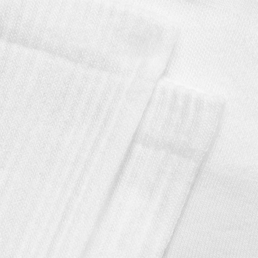 Syndicate Socks Gray Embroidery - Weiß