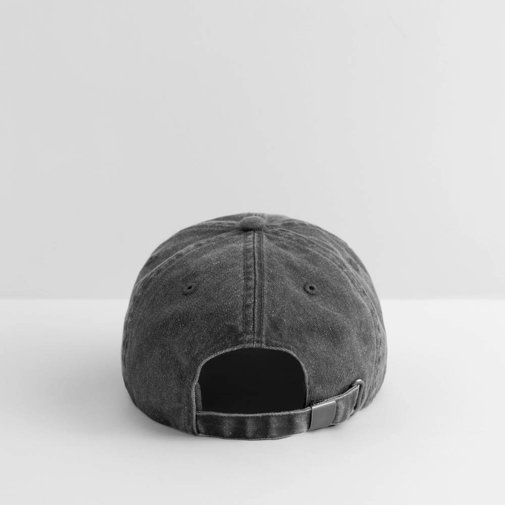 Syndicate Vintage Cap Orange Embroidery - Vintage Schwarz