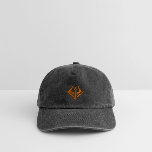 Syndicate Vintage Cap Orange Embroidery - Vintage Schwarz