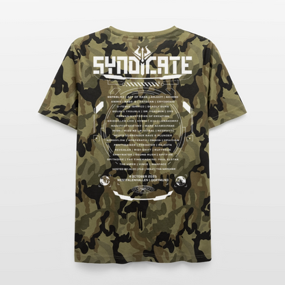 Together we stand Unisex Camo T-Shirt - Grün camouflage