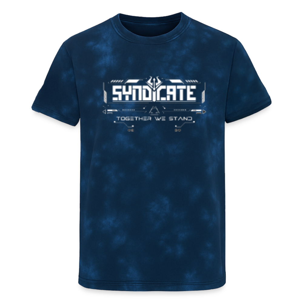 Together we stand - Unisex Line Up T-Shirt - Tie Dye Navy