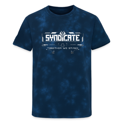 Together we stand - Unisex Line Up T-Shirt - Tie Dye Navy