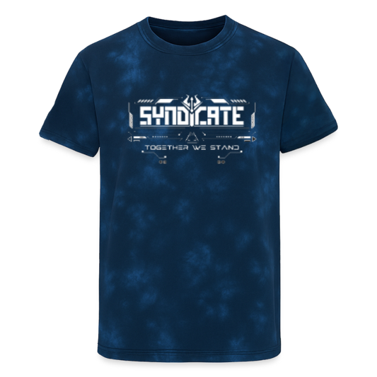 Together we stand - Unisex Line Up T-Shirt - Tie Dye Navy