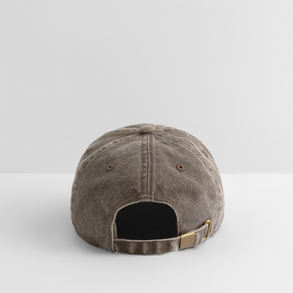 Syndicate Vintage Cap Orange Embroidery - Vintage Braun