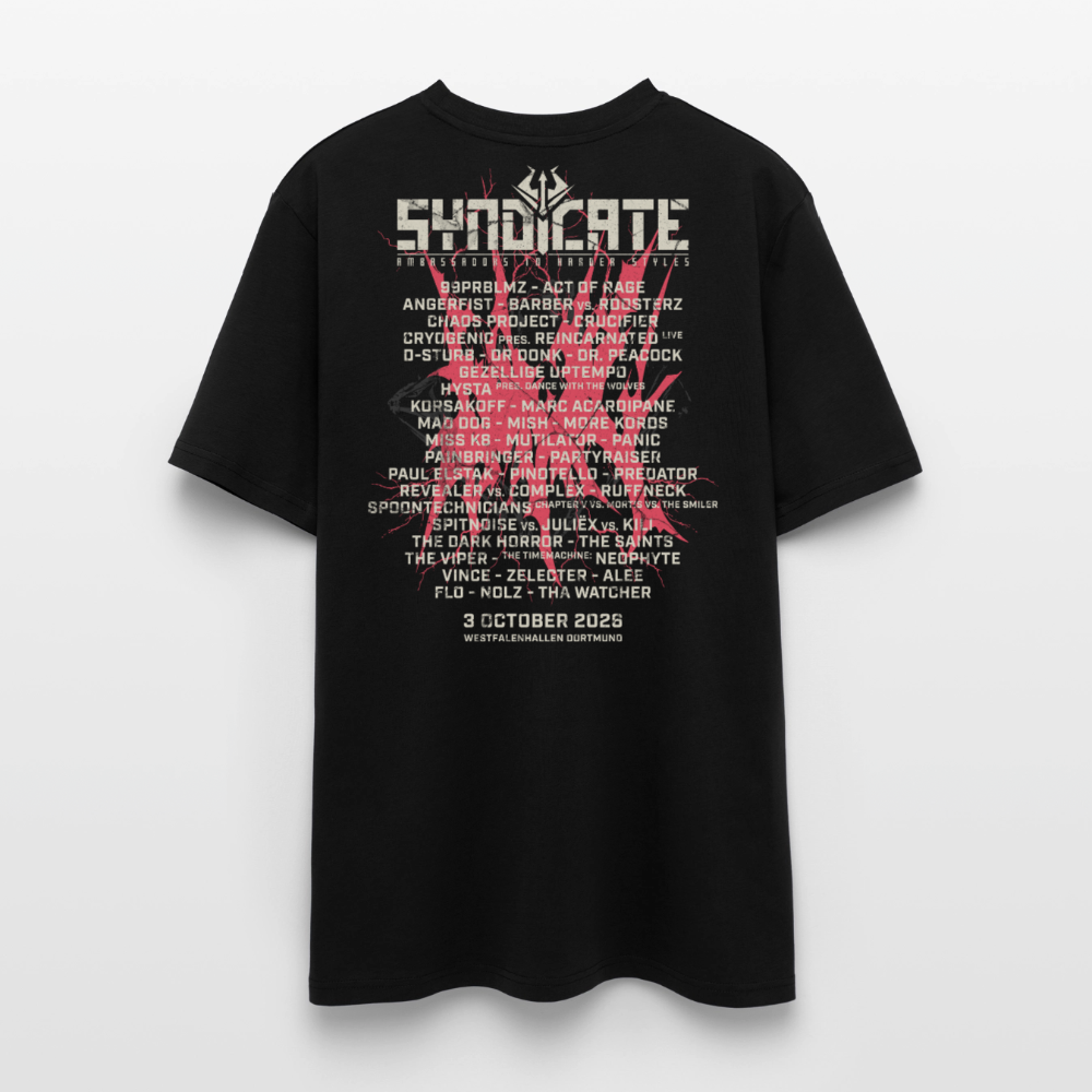 Line Up 3 - Unisex Organic T-Shirt - Schwarz