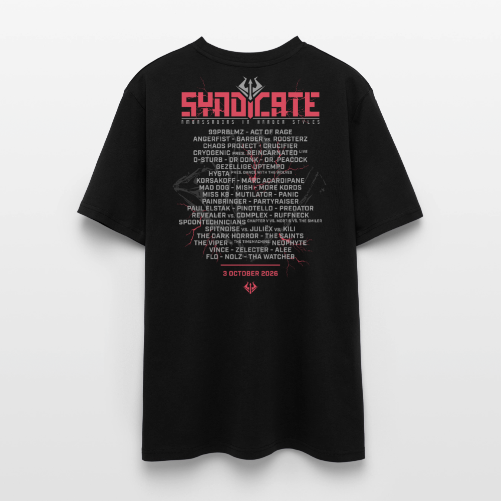 Line Up 2 - Unisex Organic T-Shirt - Schwarz