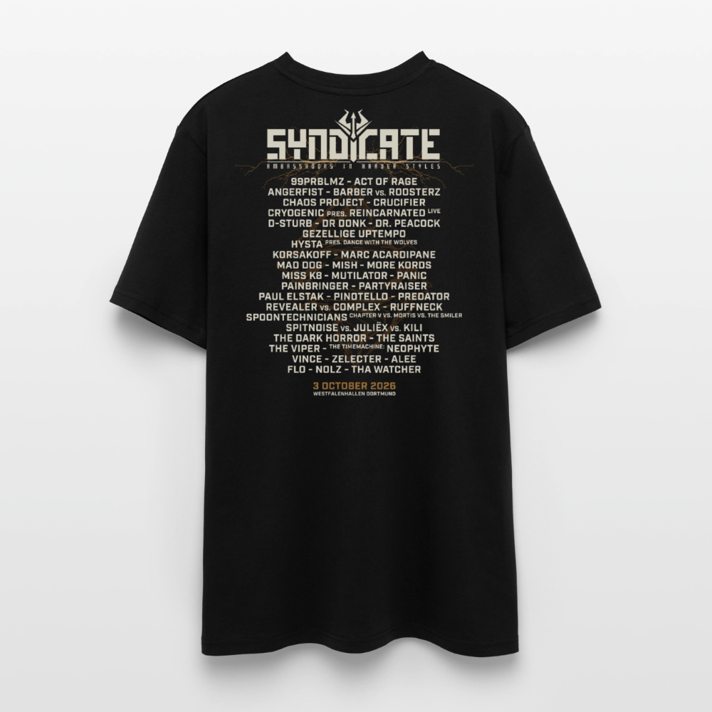 Line Up 1 - Unisex Organic T-Shirt - Schwarz