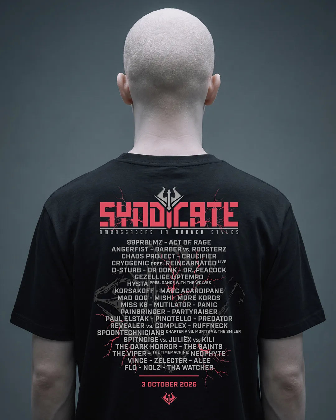Hard Voltage - Unisex Line Up T-Shirt