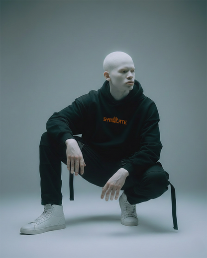 Essential Organic Hoodie - Orangener Stick