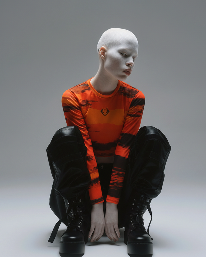 SYNDICATE - Cropped Mesh Top