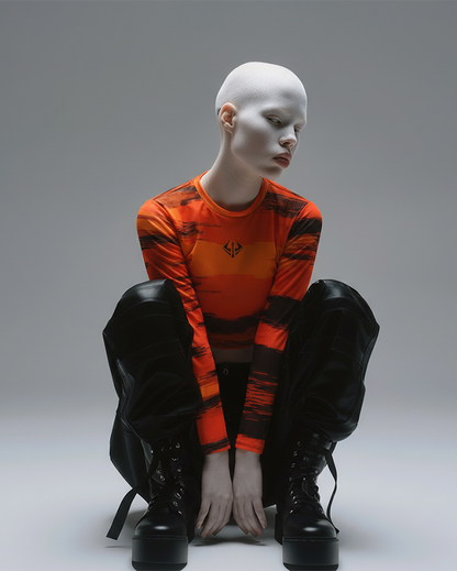 SYNDICATE - Cropped Mesh Top