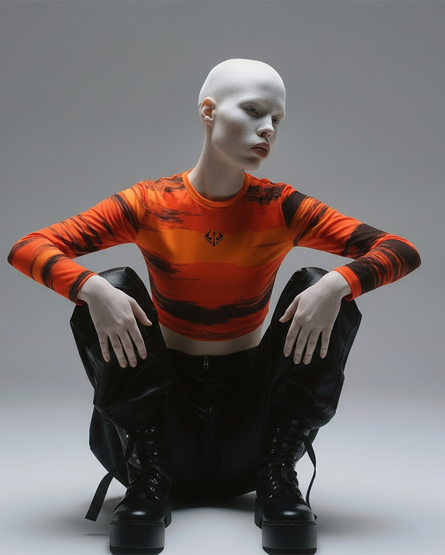 SYNDICATE - Cropped Mesh Top