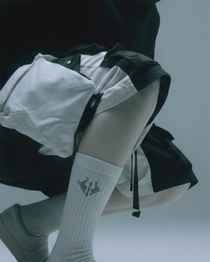 SYNDICATE Socken - Grauer Stick