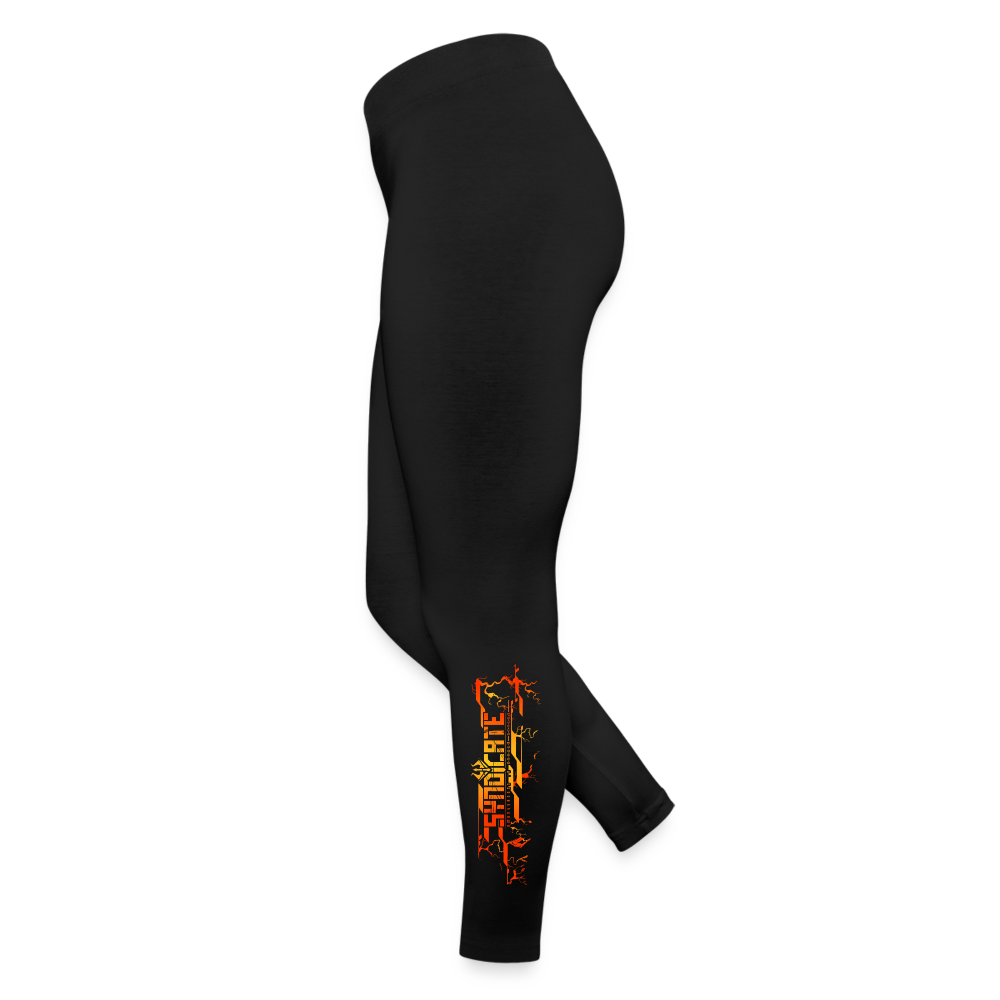 DATA - Frauen Leggings - Schwarz