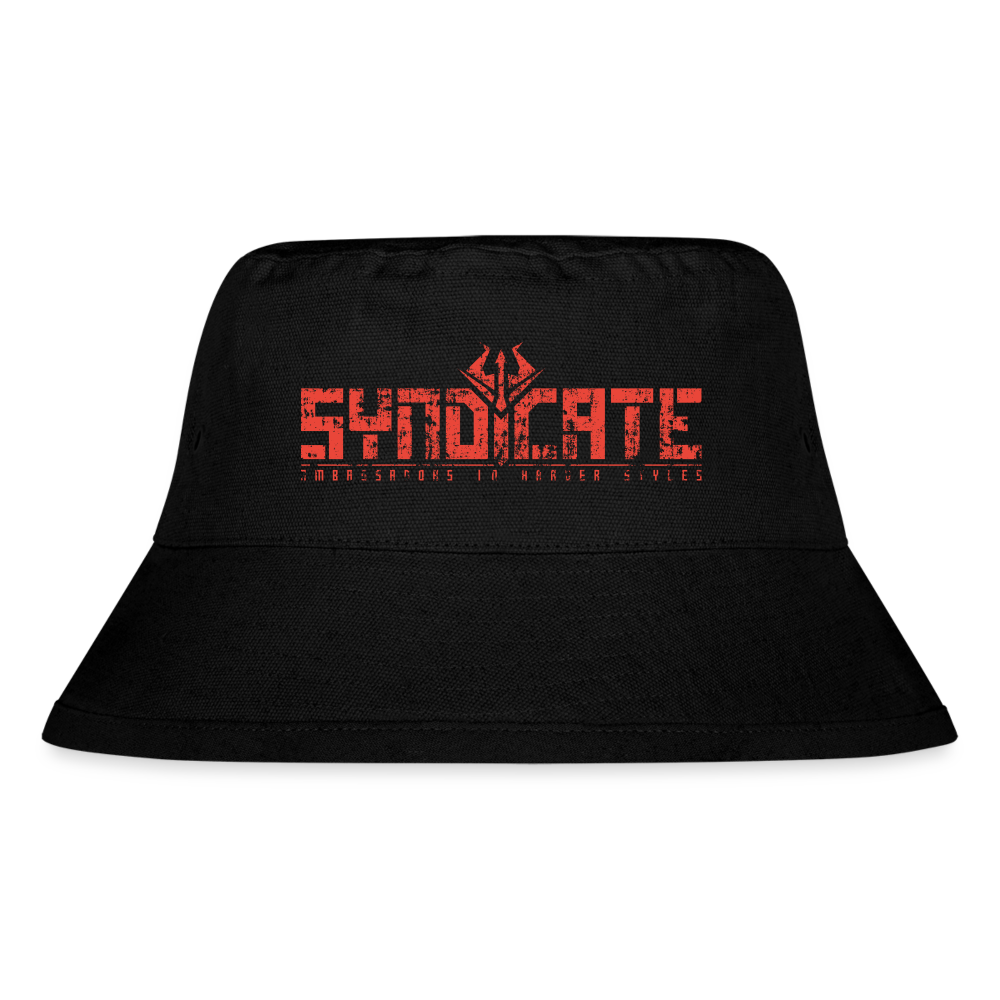 SYNDICATE Organic Bucket Hat - Schwarz