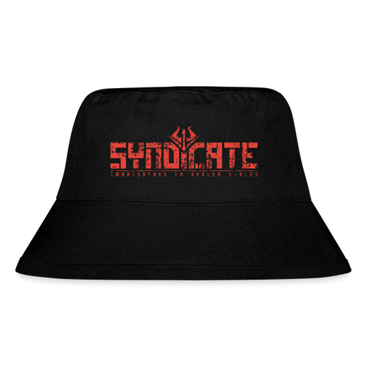 SYNDICATE Organic Bucket Hat - Schwarz